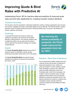 Improving Quote & Bind Rates with Predictive AI